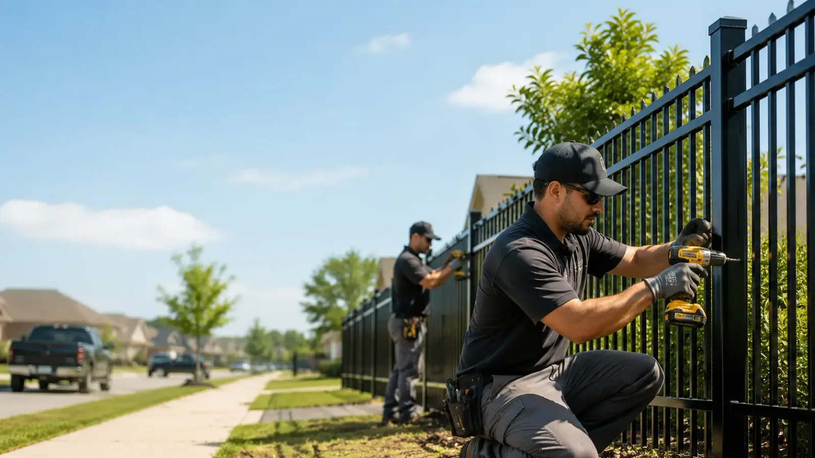 Metal Fence Installation in Huntsville, TN